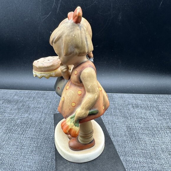 Goebel Hummel Figurine 176/0 "Happy Birthday" TMK2 Full Bee 5" 2 Girls 1950s - Picture 11 of 16
